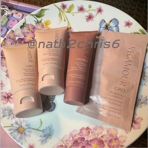 Vegamour GRO & HYDR-8 Hair Care 4pc travel Set New